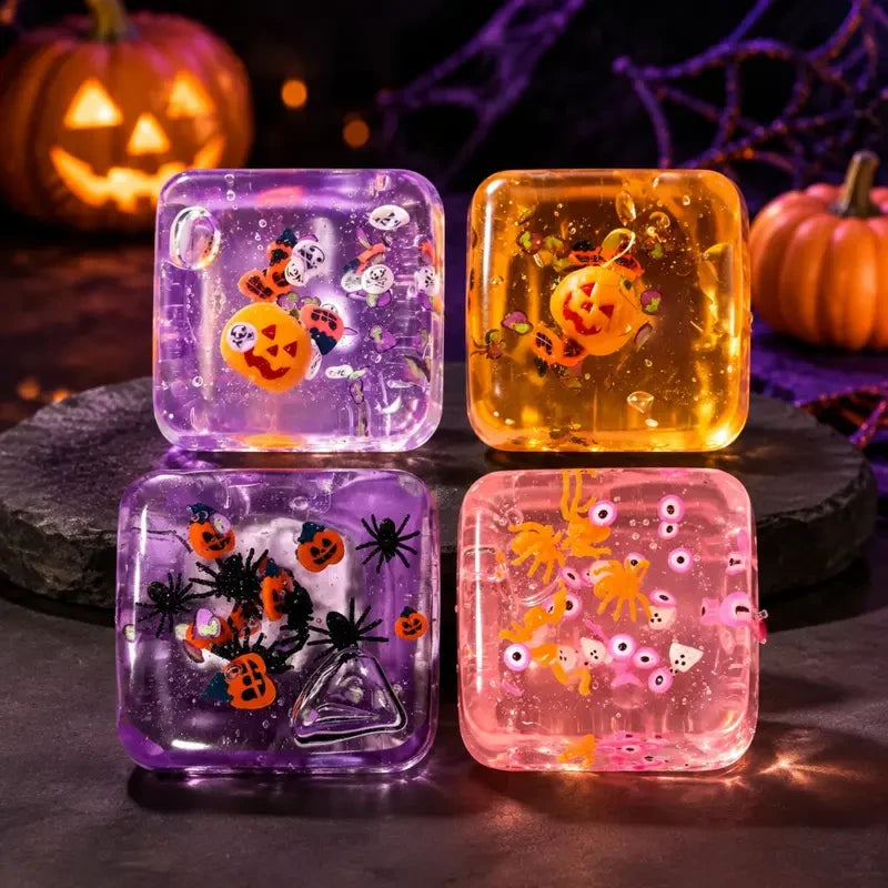 Halloween Ice Cube Squishy Toy