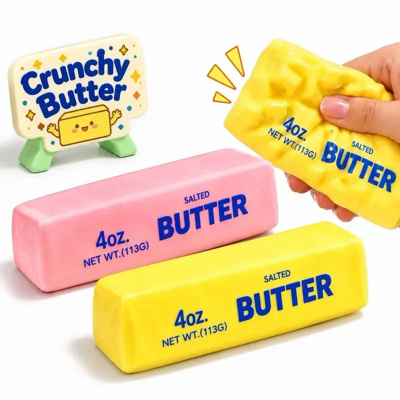Crunchy Butter Squishy Toy