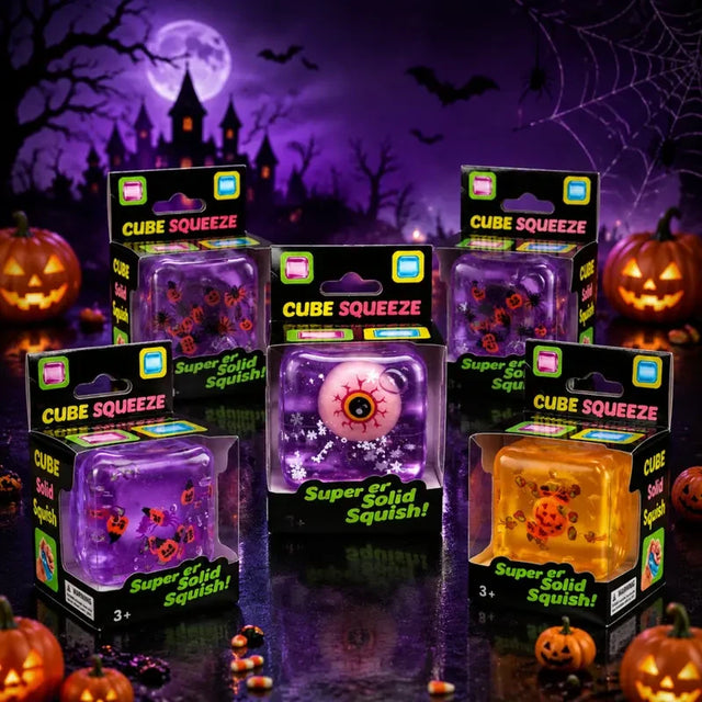 Halloween Ice Cube Squishy Toy