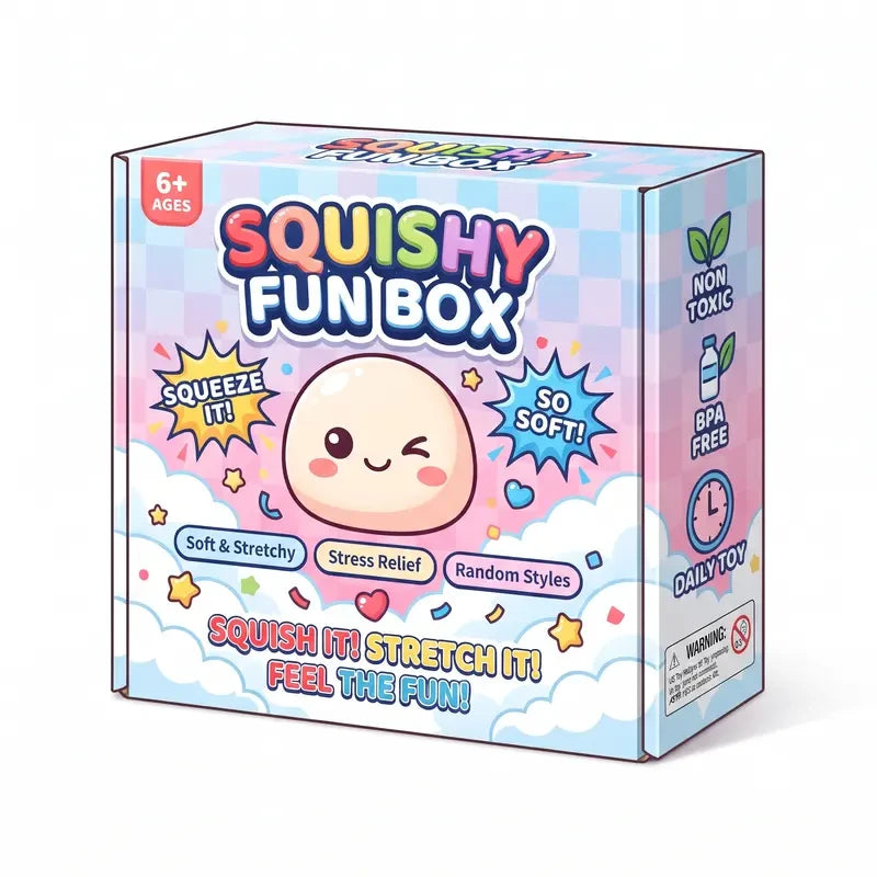 Assorted Shapes Squishy Fun Box