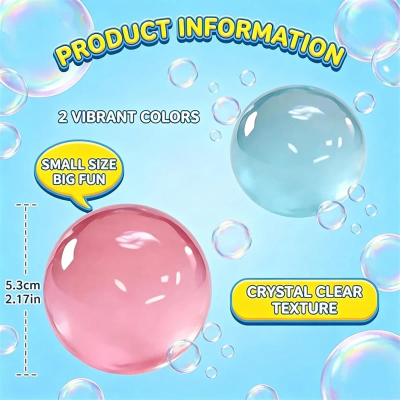 Transparent Coconut Oil Stress Relief Ball