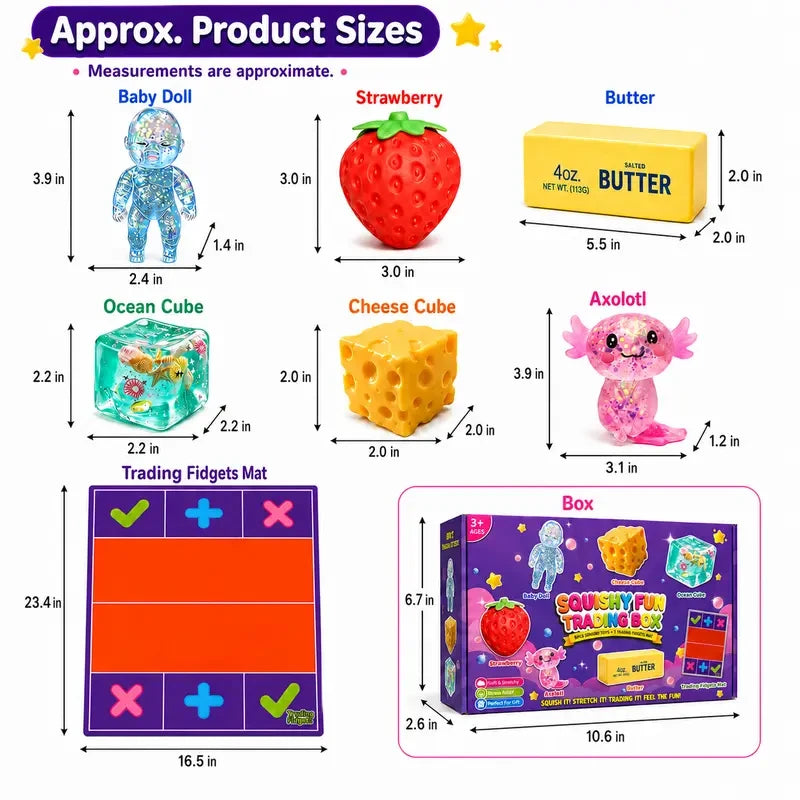 Sensory Fidget Trading Mat Set