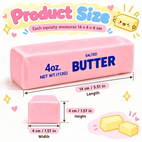 Crunchy Butter Squishy Toy