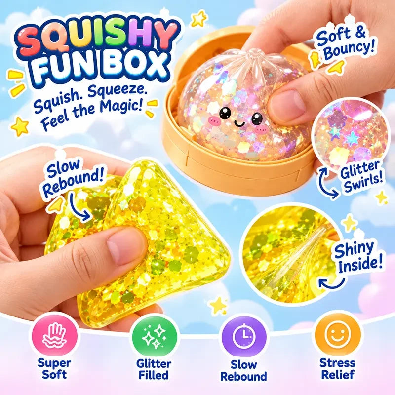 Assorted Shapes Squishy Fun Box